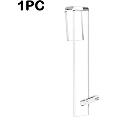 Acryl badkamer douchedeur haak deur douche handdoekenrek punch-gratis badkamer badjas hanger transparante handdoekhaken 1pc