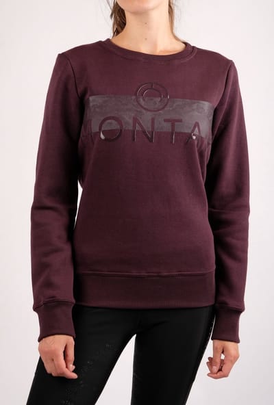 Montar Sawyer logo sweater-Plum-S