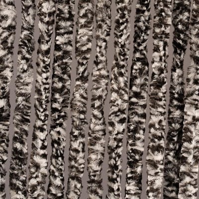 Luxe Kattenstaart Vliegengordijn - 90 x 220cm - Wit/Zwart Mix