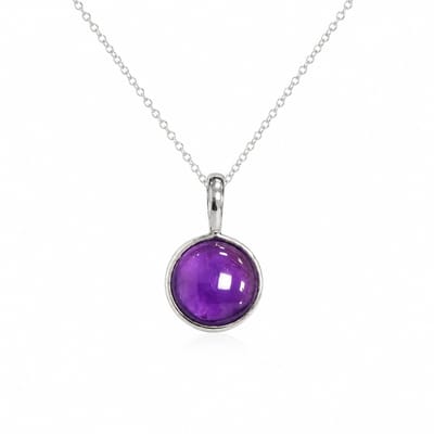 House Of Jewels - Amethist Ketting - Echt Zilver