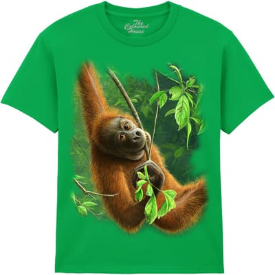 KIDS Hanging Orangutan The Coloured House KIDS T-shirt XL