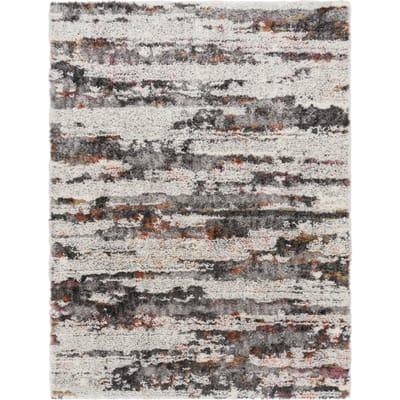 Hoogpolig tapijt Vincenta multicolor 60x100 cm
