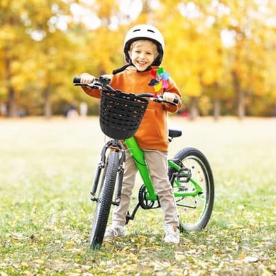 Fietsmandset voor Kinderen met Decoratieaccessoires