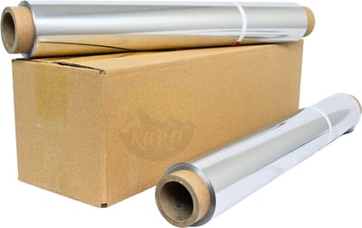 KURTT - 1 rol Aluminiumfolie 45 cm x 125 m, 14 mic / 1,6 kg