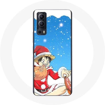 Coque - Maniacase - Vivo Y72 - Anime One Piece Luffy - Souple - Protection et décoration noir