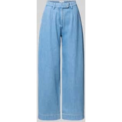 wide fit jeans met lyocell