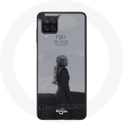 Coque pour Samsung Galaxy A12 Game of Thrones Saison 8 Daenerys Targaryen feu et sang Le Trône de Fe