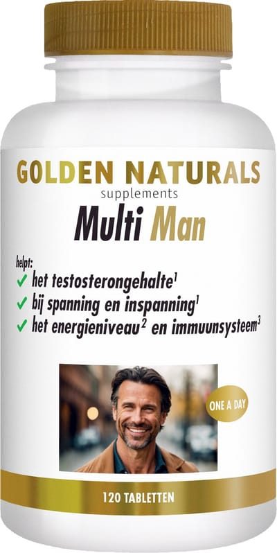 Golden Naturals Multi Man (120 vegetarische tabletten)