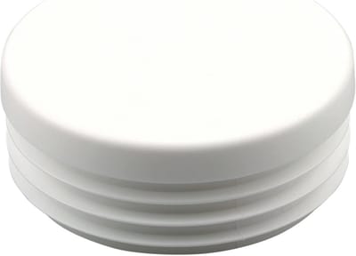 Kunststof Ronde Buisstoppen 10 mm - 120 mm voor Meubelbescherming, Lamellenstoppers en Stoelpootbeschermers - 10 Stuks Wit