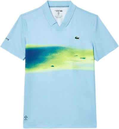 Lacoste polo shirt heren Sport Danill Medvedev Blauw