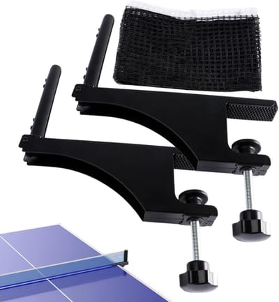 Tafeltennis Net - Pong Set - Sport Spelen - Verstelbaar Frame - 180 cm Net - Zwart