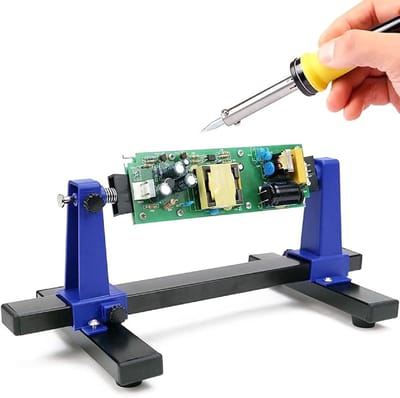PCB Klemhouder - Printplaat Standaard - Reparaties Uitvoeren - 360 Graden Draaibaar - Tot 20cm Breed