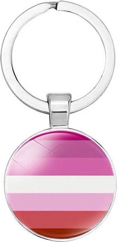 Akyol - LGBT Pride sleutelhanger - Lesbisch - Transgender Pride sleutelhanger - Regenboog - Gay - lesbian - trans - cadeau - feestdag - verrassing - respect - equality