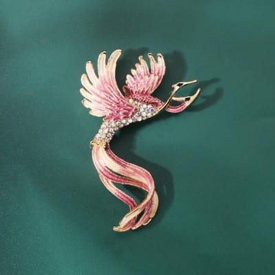Vintage Elegante Vrouwen Klassieke Hanger Lotus Crystal Broches Badges Prachtige Dame Glanzende Plant Strass Party Pins Sieraden