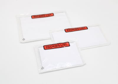 Dokulops / Paklijstenveloppen 100 stuks | Packing List | A5 Formaat | 235 x 175 mm | Documenthoesjes | A4 1x gevouwen