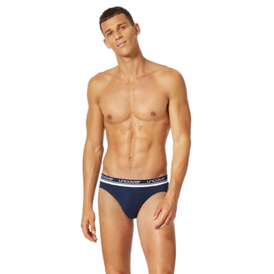 Uncover By Schiesser 3 PACK Rio Slip - Heren Onderbroek - donkerblauw