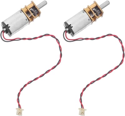 2 Stuks Metalen Elektromotoren voor Speelgoed, Hoge Weerstand Transmissiemotoren en Aandrijving