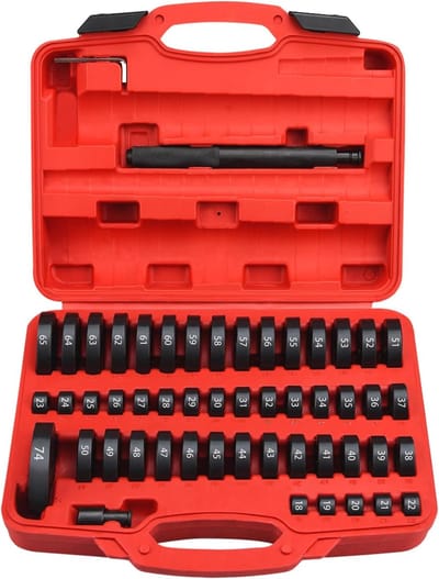 Bus Lager Gereedschap - Afdichting Tool - Onderhoud Voertuigen - 52 Delige Set - Universeel - Zilver