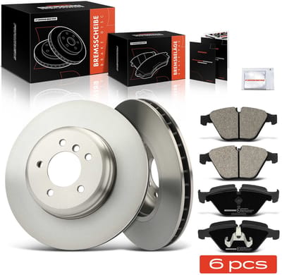 Frankberg 2x Remmen + 4x Remblokken Vooras voor BMW Z4 Roadster E89