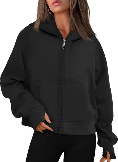 Hoodie dames sweatjack 2024 capuchonjack herfst winter sweatshirt capuchon capuchon ritssluiting mantel rits pullover