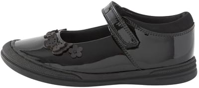 Next - Meisjes - Junior leren Mary Jane-schoenen voor school - Zwart