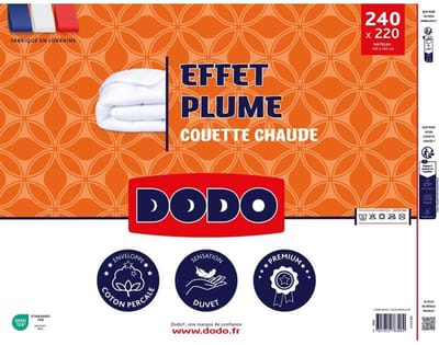 DODO – Effet Plume – Warm Deken – 220x240 – 400 g/m²