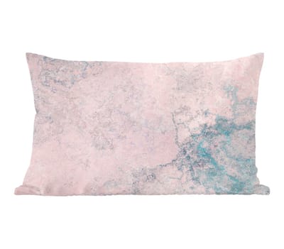 Sierkussens - Kussentjes Woonkamer - 60x40 cm - Cement - Beton - Retro - Industrieel - Wit - Blauw