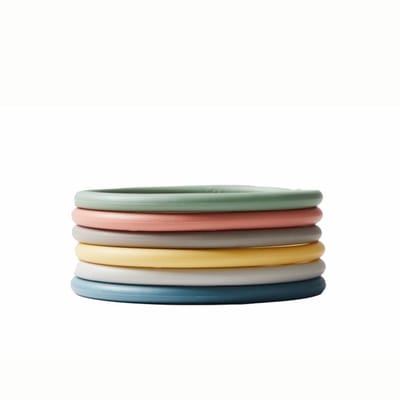 Gonge Activiteiten ringen - 6-delige set Speelringen - 16 cm - Voor binnen en buiten - Nordic collectie