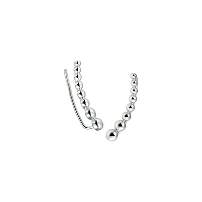 Zilveren Oorschuiven bolletjes - PSN1324586