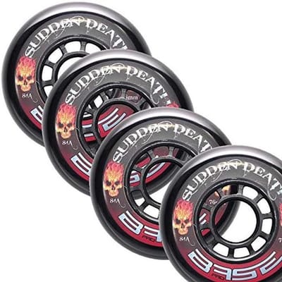 Skeeler Wielen - Inliner Wielen - Buiten Rolschaatsen - Extreme Duurzaamheid - 59 mm 84A - Zwart