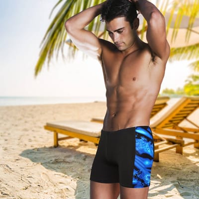 Sneldrogende Zwembroek voor Mannen Sport Ondergoed Trekkoord Boxer Brief Zomer Ademend Elastisch L