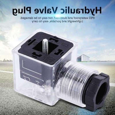Magneetventiel Spoelen - Solenoid Plug Relais - Hydraulische Systemen - IP65 Waterdicht - 5 stuks - Transparant