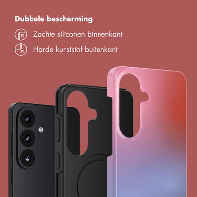 Selencia Hoesje - Geschikt voor Samsung Galaxy S26 - Backcover - Gradient Soft Blush