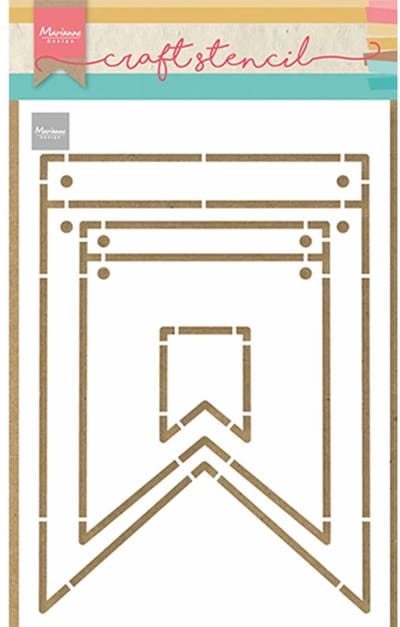 Marianne Design Craft stencil Banners