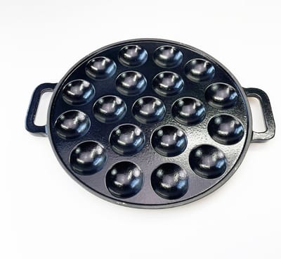 Relance Traditionele Poffertjespan Inductie – 19 Poffertjes – Gietijzer Geëmailleerd – Ø24,5 cm – Alle Warmtebronnen