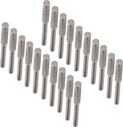 20-stuks Kettingzaag Slijper Burr Kettingzaag Slijper - Zaag Kettingslijper - Multi Size Bestand Kettingzaag Graveren Puntenslijper - Zilver .