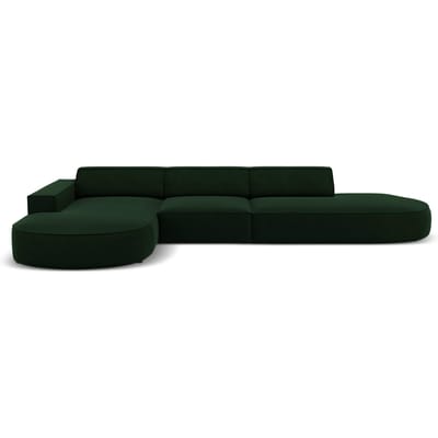 5-zits hoekbank Jodie velvet Chaise Longue links | Micadoni Limited Edition