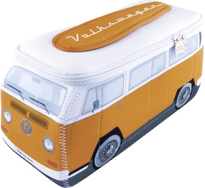 BRISA VW Collection - Volkswagen neopreen universele make-up-cosmetica-cultuur-reistas-pharmacy-tas in T2 Bulli Bus design (groot)