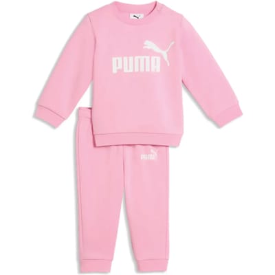 PUMA MINICATS ESS Crew Set FL INF Unisex Trainingspak - Pink Shimmer