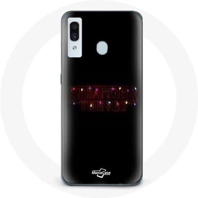 Coque - Stranger Things - Samsung Galaxy A20e - Souple - Noir - Joyeux Noël