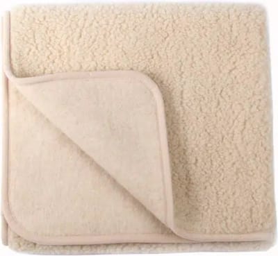 WOLLIES Amsterdam - Wieg Deken - Amandel - Merino Wol - 75 x 100 CM