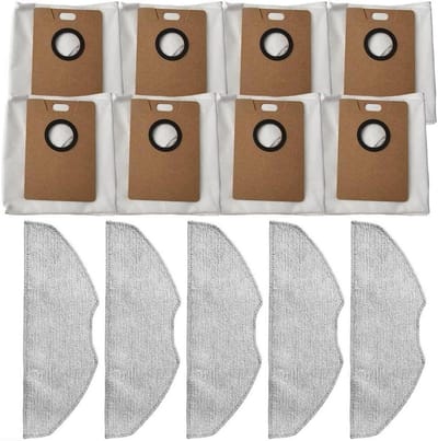 Robot Stofzuiger Onderdelen - Accessoires Kit - Vloeren Schoonmaken - Verstoppingsvrije Werking - 16 x 16 x 11 cm - Wit