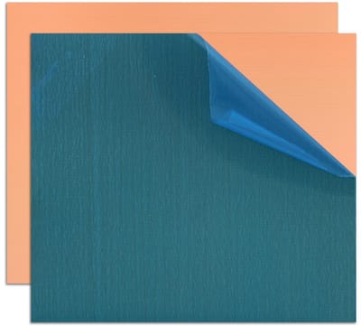 Koperplaat 150mm x 150mm x 0.8mm, 99.9% puur koper voor DIY sieraden en elektrische reparaties (2 stuks)