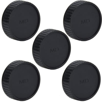 Dailygoods- Lens Achterdop Lichtgewicht - Vervangende Lensdop 67 mm - Set van 5 - Geschikt voor Seagull MD-mount - Kunststof - Draagbaar