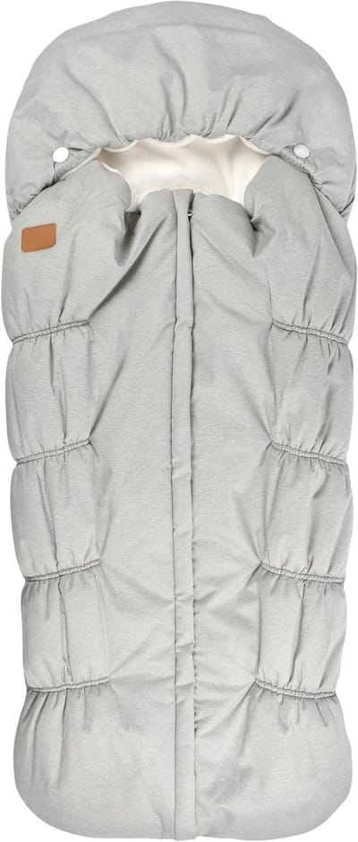 Voetenzak Kinderwagen - Baby deken - Warm Blijven - Dubbele Fleece - 100 cm - Grijs