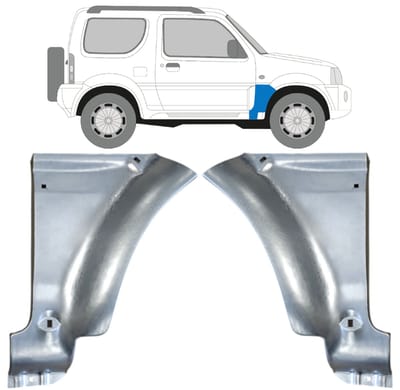 Reparatiepaneel voorspatbord voor Suzuki Jimny 1998-2018 / Links + Rechts / Set