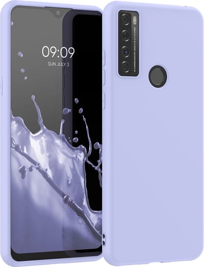 kwmobile telefoonhoesje geschikt voor TCL 20 SE - Hoesje voor smartphone - Back cover in pastel-lavendel