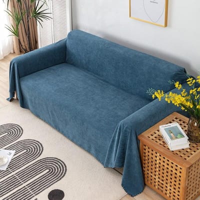 Waterdichte bankhoes deken multifunctionele effen kleur meubelhoes duurzame stof stofdicht anti-kras huis woonkamer decor 180x90cm Vloot