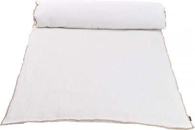 Chennai linnen sprei blanc - 85x200 cm