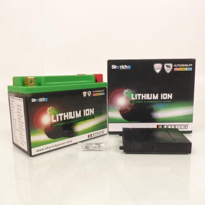 lithium skyrich voor moto harley davidson 1200 xl c sportster custom 2000 tot 2003 ytx20l-bs / hjtx20hq-fp 12v 7ah neuf